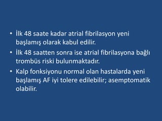 Aritmi ders | PPTX