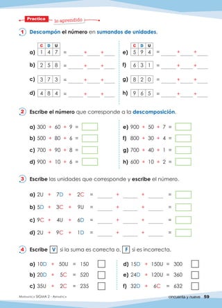Aritmética DE 4TO GRAQDO0 DE PRIMARIA 2024 | PDF