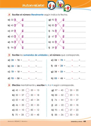 Aritmética DE 4TO GRAQDO0 DE PRIMARIA 2024 | PDF
