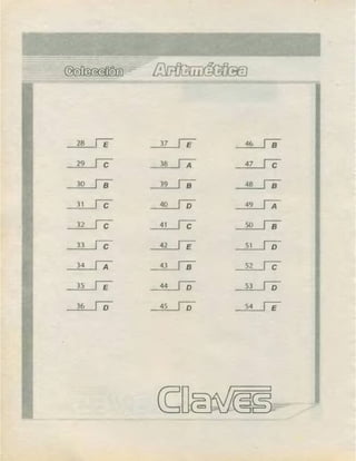 ARITMÉTICA - LUMBRERAS