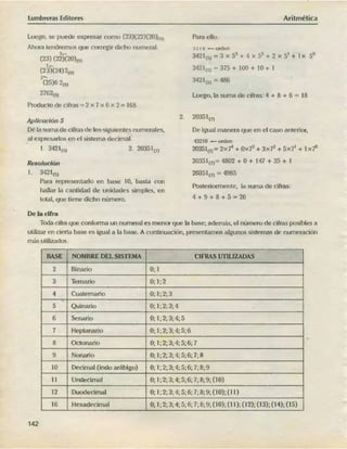 ARITMÉTICA - LUMBRERAS