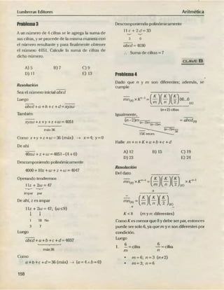 ARITMÉTICA - LUMBRERAS