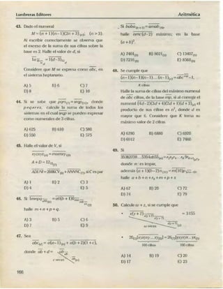 ARITMÉTICA - LUMBRERAS