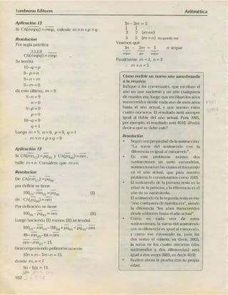 ARITMÉTICA - LUMBRERAS