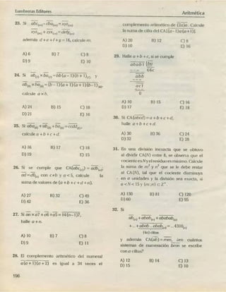 ARITMÉTICA - LUMBRERAS
