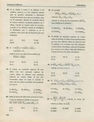ARITMÉTICA - LUMBRERAS