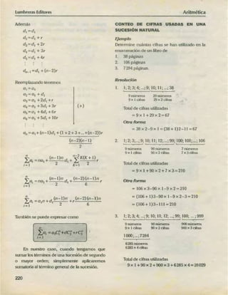ARITMÉTICA - LUMBRERAS
