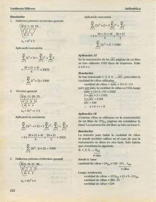 ARITMÉTICA - LUMBRERAS
