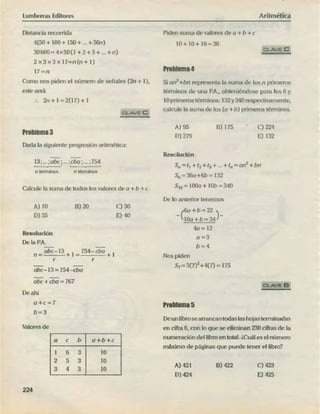 ARITMÉTICA - LUMBRERAS