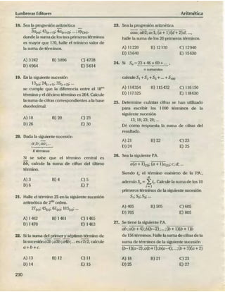 ARITMÉTICA - LUMBRERAS