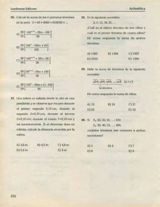 ARITMÉTICA - LUMBRERAS