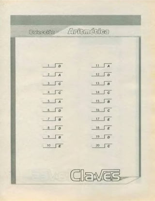 ARITMÉTICA - LUMBRERAS