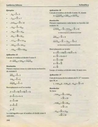 ARITMÉTICA - LUMBRERAS