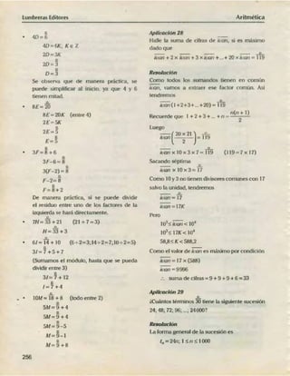 ARITMÉTICA - LUMBRERAS