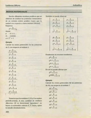 ARITMÉTICA - LUMBRERAS