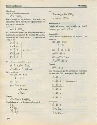 ARITMÉTICA - LUMBRERAS