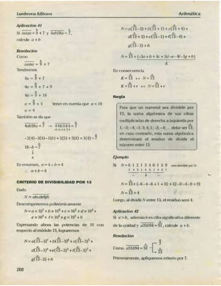 ARITMÉTICA - LUMBRERAS