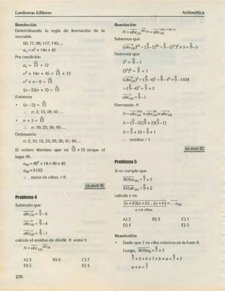 ARITMÉTICA - LUMBRERAS