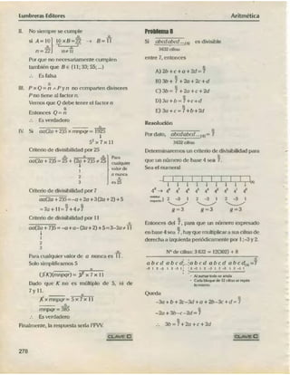 ARITMÉTICA - LUMBRERAS