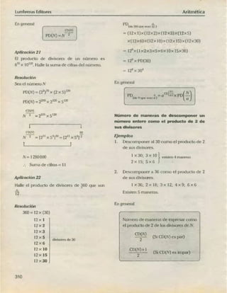 ARITMÉTICA - LUMBRERAS