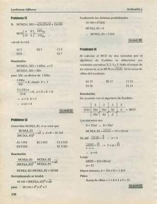 ARITMÉTICA - LUMBRERAS