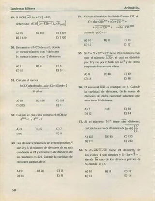 ARITMÉTICA - LUMBRERAS