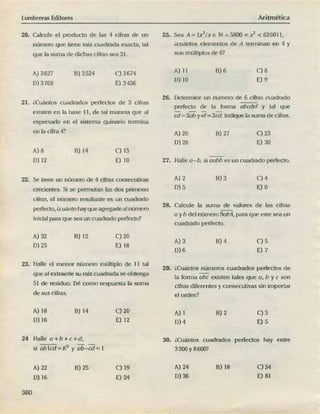 ARITMÉTICA - LUMBRERAS