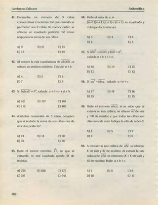 ARITMÉTICA - LUMBRERAS