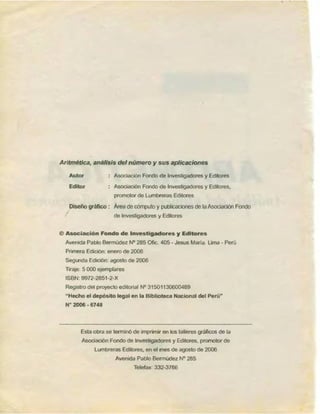 ARITMÉTICA - LUMBRERAS