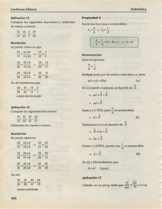 ARITMÉTICA - LUMBRERAS