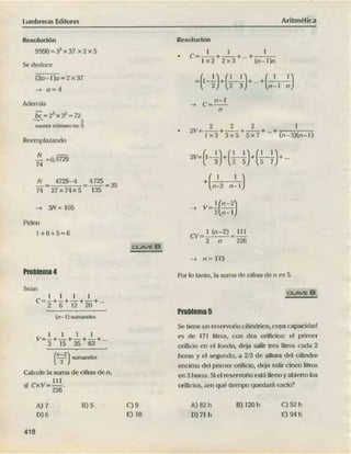 ARITMÉTICA - LUMBRERAS