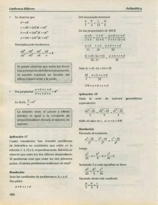 ARITMÉTICA - LUMBRERAS