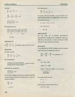 ARITMÉTICA - LUMBRERAS