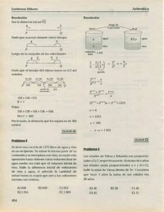 ARITMÉTICA - LUMBRERAS