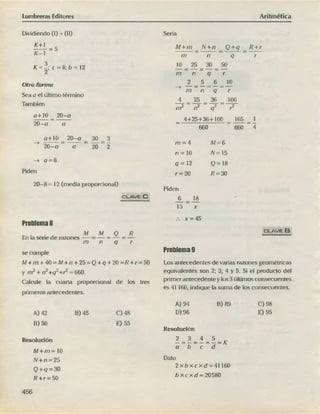 ARITMÉTICA - LUMBRERAS