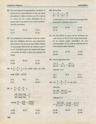 ARITMÉTICA - LUMBRERAS