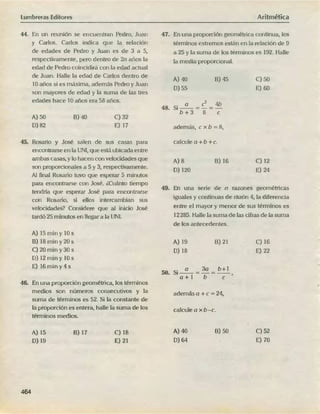 ARITMÉTICA - LUMBRERAS