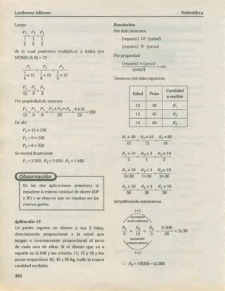ARITMÉTICA - LUMBRERAS