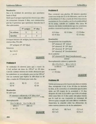 ARITMÉTICA - LUMBRERAS