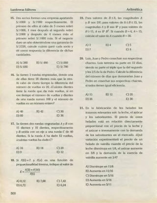 ARITMÉTICA - LUMBRERAS