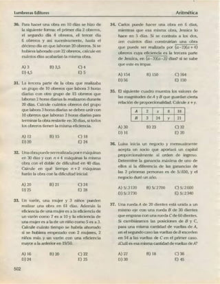 ARITMÉTICA - LUMBRERAS