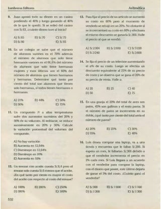 ARITMÉTICA - LUMBRERAS