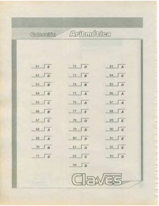 ARITMÉTICA - LUMBRERAS