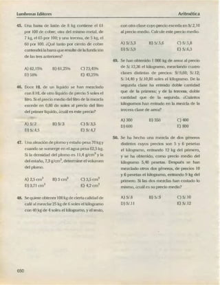 ARITMÉTICA - LUMBRERAS