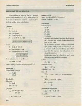 ARITMÉTICA - LUMBRERAS