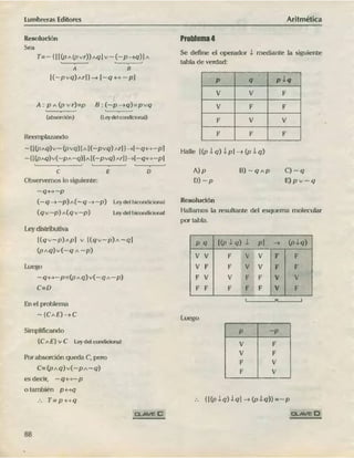 ARITMÉTICA - LUMBRERAS