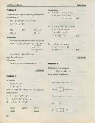 ARITMÉTICA - LUMBRERAS