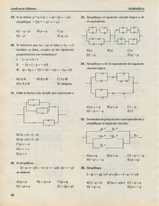 ARITMÉTICA - LUMBRERAS