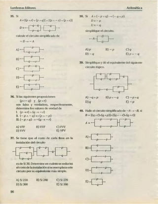 ARITMÉTICA - LUMBRERAS