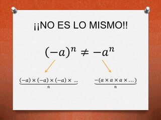 Potencias de Base 101 + tantos 0 como sea el orden del exponente:100=1101=10102=100103=1.000104=10.000105=100.000106=1.000.000… 